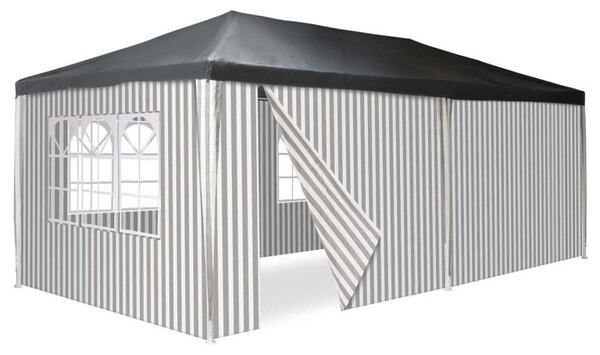 Zahradní stan 3×6 m s klik systémem a bočními stěnami