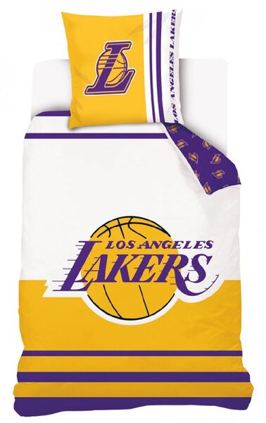 Basketbalové povlečení NBA LA Lakers 140x200/70x90 cm