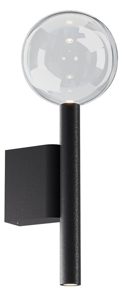 Redo Nástěnné LED svítidlo BOLLA, 12W,v. 34 cm, CCT 2700-3000K Barva: Černá