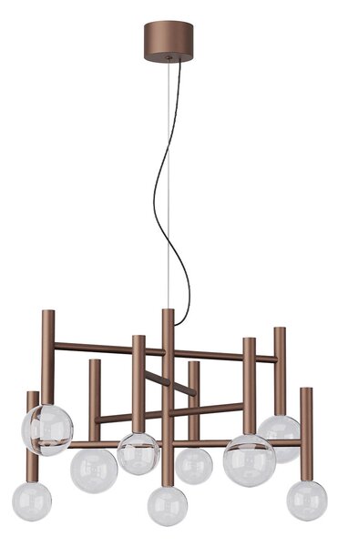Redo Závěsné LED svítidlo BOLLA, 42W, š. 65 cm, CCT 2700-3000K Barva: Černá