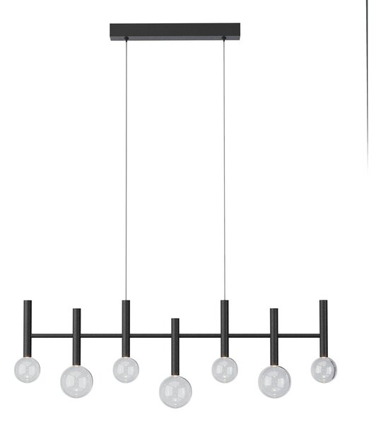 Redo Závěsné LED svítidlo BOLLA, 32W, š. 98 cm, CCT 2700-3000K Barva: Černá