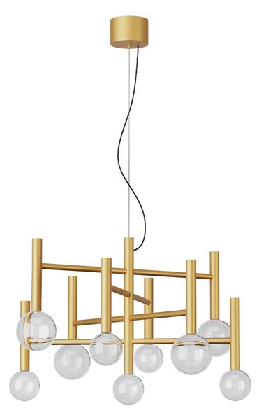 Redo Závěsné LED svítidlo BOLLA, 42W, š. 65 cm, CCT 2700-3000K Barva: Černá
