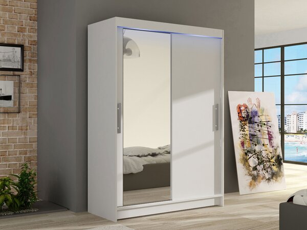 Skříň Miami VI, Barva: kašmír, Osvětlení: osvětlení LED RGB - barevné 5903211404719