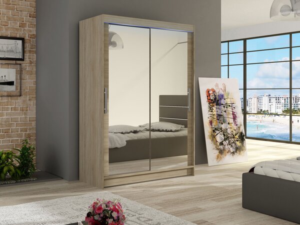 Skříň Ada VII, Barva: kašmír, Osvětlení: bez osvětlení 5903211404658