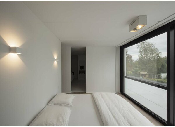 BIG WHITE SLV KARDAMOD, stropní svítidlo, dvě žárovky, QPAR111, obdélníkové, bílé, max. 150 W 117111