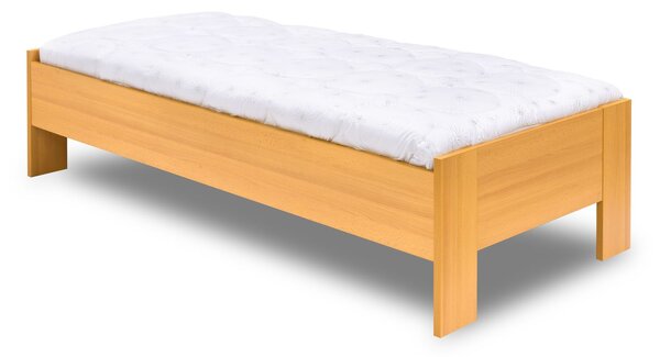 Zvýšené lůžko NEDO s peřináčem a úložným prostorem Šířka 80 cm, Dub natur (dub sonoma)