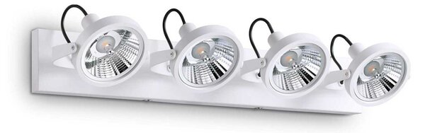 Bodové svítidlo Ideal Lux Glim PL4 Bianco 200217 GU10 4x50W 65cm bílé