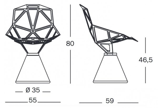 Magis designové zahradní židle Chair One
