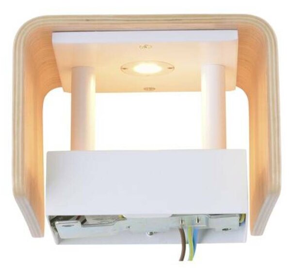 BIG WHITE SLV MANA, nástěnné světlo, LED, 2000K-3000K Dim to Warm, bílé, š/v/h 9,6/8,5/8,8 cm 1000613