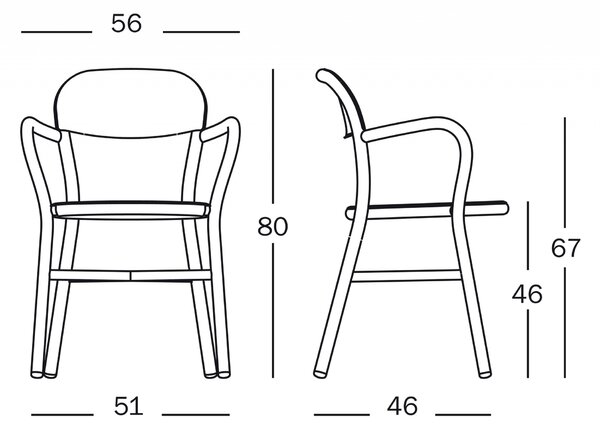 Magis designové židle Pipe Armchair