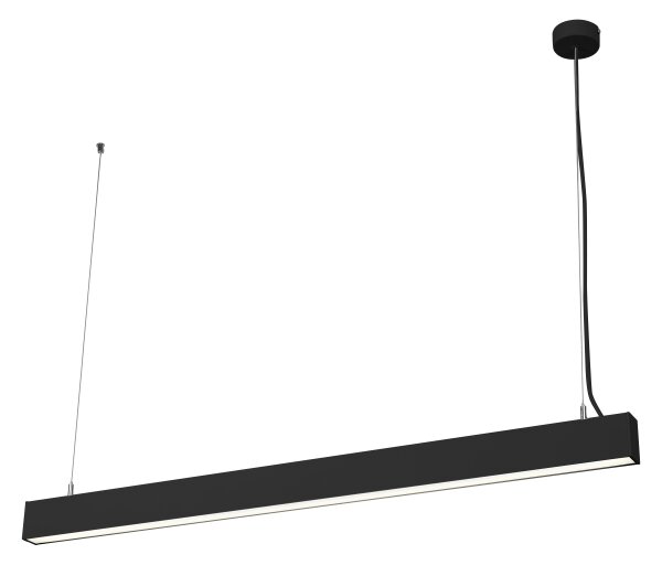 Osram - LED Stmívatelný lustr na lanku OFFICE LINE LED/42W/230V 112,6 cm černá