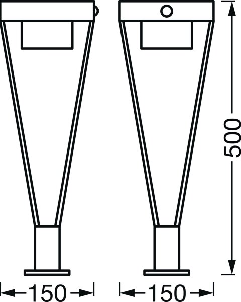 Ledvance - LED Venkovní solární lampa se senzorem BOUQUET LED/6W/3,7V IP44