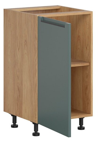 BRW Kuchyně Family Line Iris D-45/82-L, dub hikora/boho green matt
