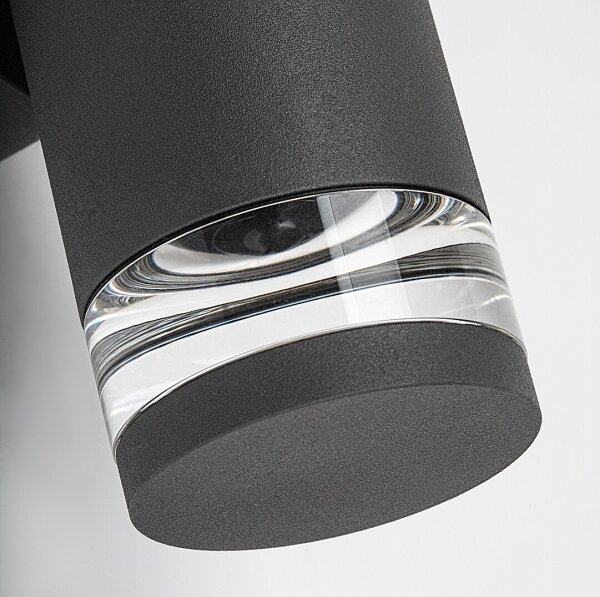 Rabalux 77072 - Ven. nástěnné svítidlo TORNIO 2xGU10/10W/230V IP54 antracit
