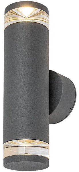 Rabalux 77072 - Ven. nástěnné svítidlo TORNIO 2xGU10/10W/230V IP54 antracit