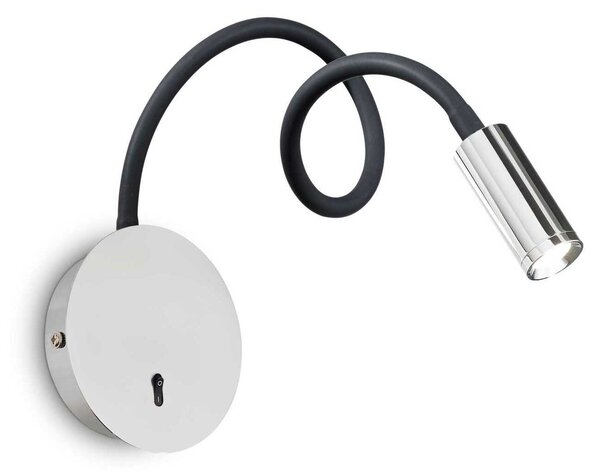 LED Nástěnná lampa Ideal Lux Focus-2 AP1 nero 203195 3W černá