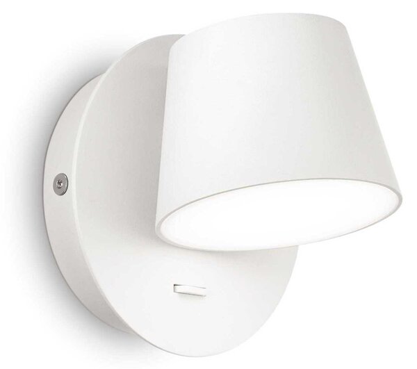 LED Nástěnné bodové svítidlo Ideal Lux Gim AP1 bianco 167152 bílé