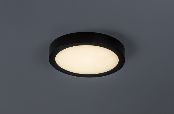 Rabalux 75075 - LED Koup. str. svítidlo SHAUN PLUS 24W/230V pr. 22 cm IP44 černá