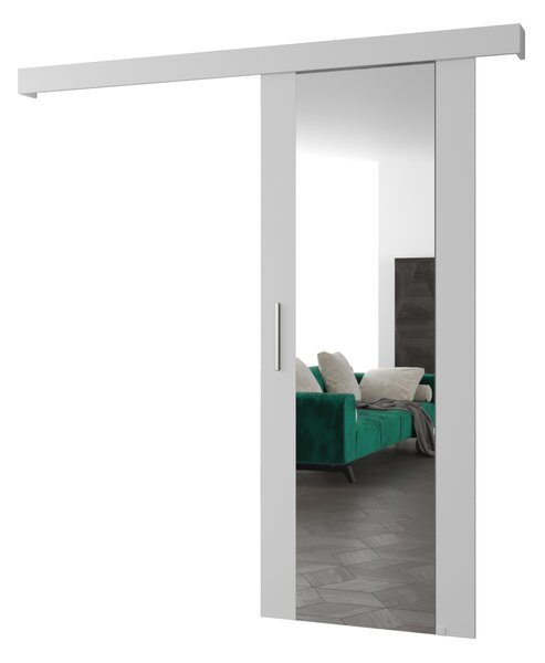 Posuvné dveře se stříbrným úchytem SALOME 2 - 70 cm, bílé