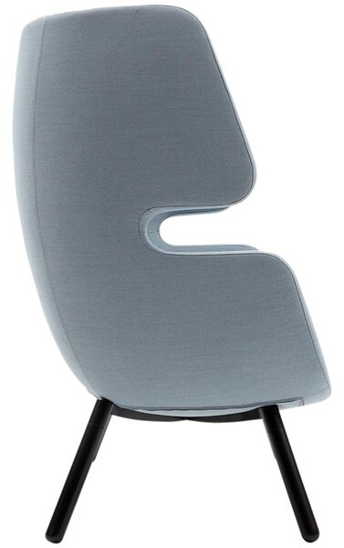 Světle šedá látková dvoumístná pohovka Softline Moai 149 cm