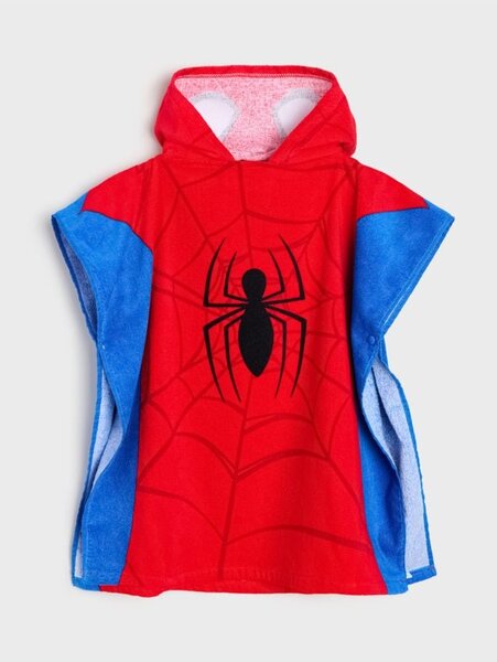 Sinsay - Pončo ručník s kapucí Spider-Man - vícebarevná