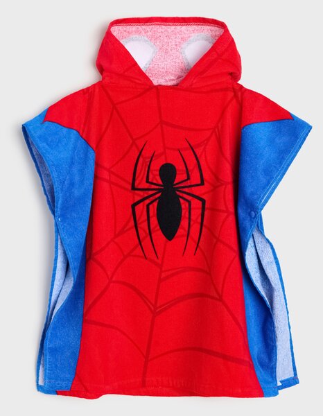 Sinsay - Pončo ručník s kapucí Spider-Man - vícebarevná