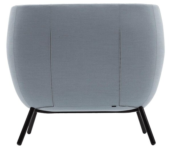 Světle šedá látková dvoumístná pohovka Softline Moai 149 cm