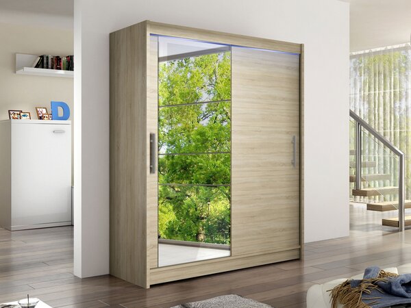 Skříň Presto VI, Barva: kašmír, Osvětlení: bez osvětlení 5903211404818