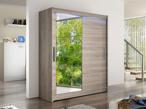 Skříň Presto VI, Barva: kašmír, Osvětlení: bez osvětlení 5903211404818
