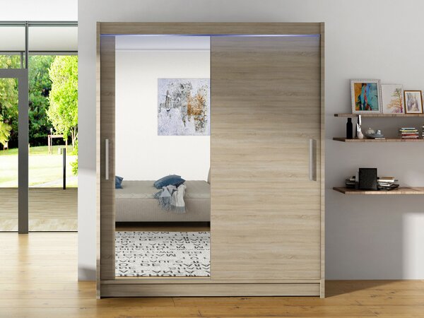 Skříň Presto VI, Barva: kašmír, Osvětlení: bez osvětlení 5903211404818