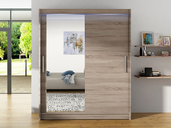 Skříň Presto VI, Barva: kašmír, Osvětlení: bez osvětlení 5903211404818