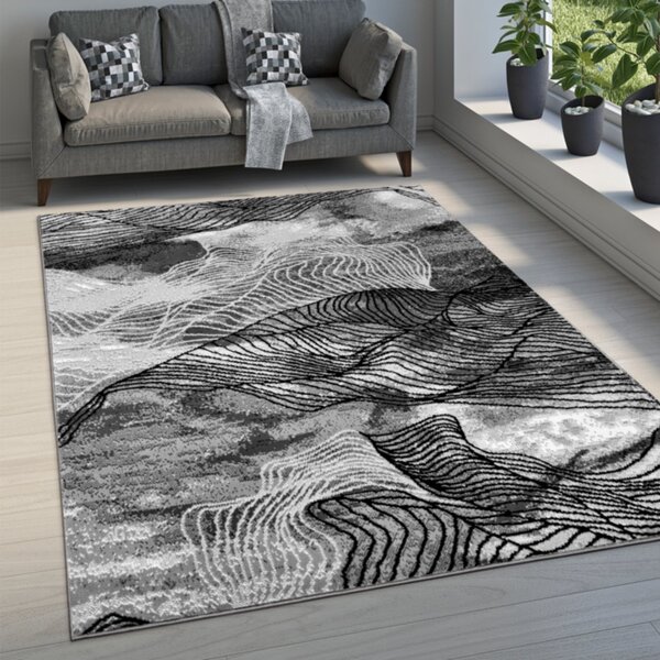 Moderní kusový koberec 50x90 cm LUKEN - šedý