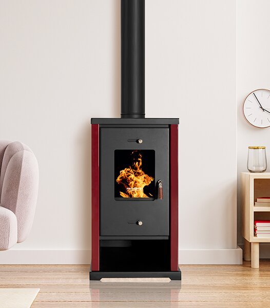 EEK A+ Kamna na dřevo Prometey Mini kamna odolná - 6,3 kw