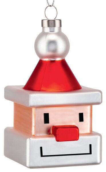Alessi designové vánoční ozdoby Santa Cube