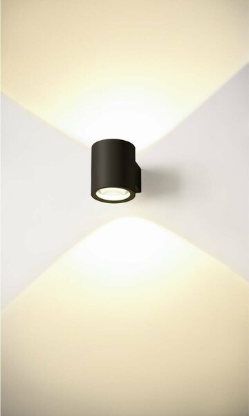 BIG WHITE SLV OCULUS UP/DOWN WL vnitřní LED nástěnné přisazené svítidlo černé 2000–3000 K 1004670