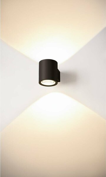 BIG WHITE SLV OCULUS UP/DOWN WL vnitřní LED nástěnné přisazené svítidlo černé 2000–3000 K 1004670