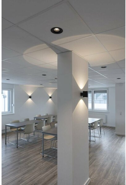 BIG WHITE SLV OCULUS UP/DOWN WL vnitřní LED nástěnné přisazené svítidlo černé 2000–3000 K 1004670