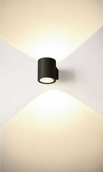 BIG WHITE SLV OCULUS UP/DOWN WL vnitřní LED nástěnné přisazené svítidlo černé 2000–3000 K 1004670