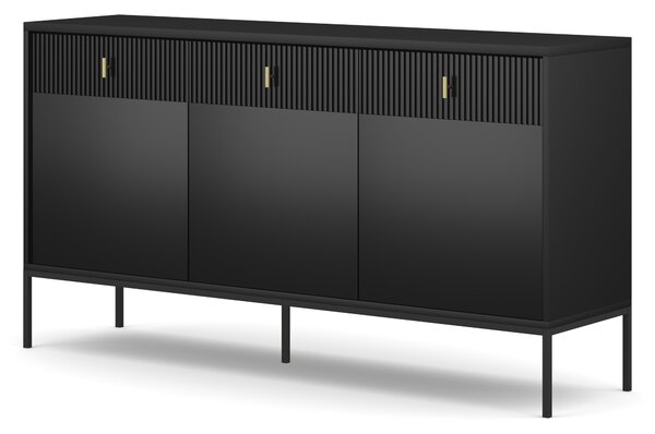 Komoda Magara 3D3S (černá)