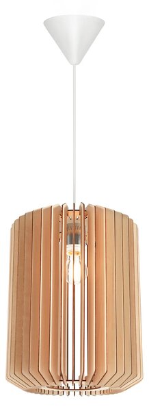 NORDLUX Asti dřevěný lustr s lamelami - 300 mm