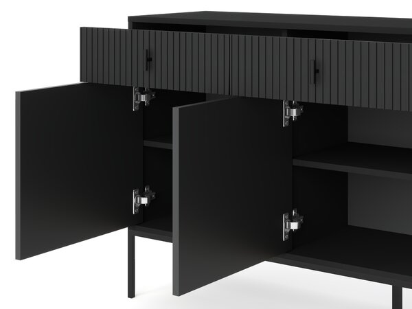 Komoda Magara 3D3S (černá)