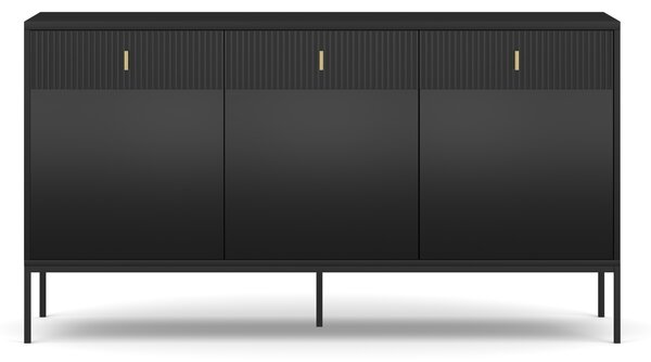 Komoda Magara 3D3S (černá)