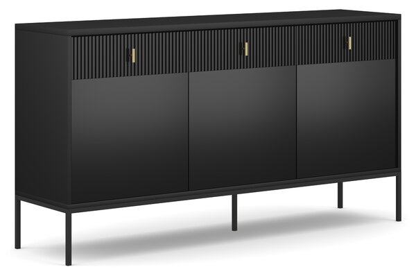 Komoda Magara 3D3S (černá)
