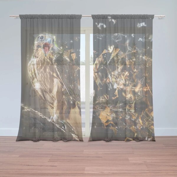 Sablio Záclony Dravec: 2ks 150x250cm