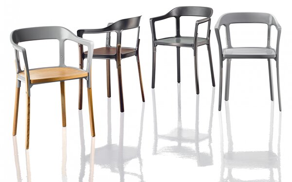 Magis designové židle Steelwood Chair