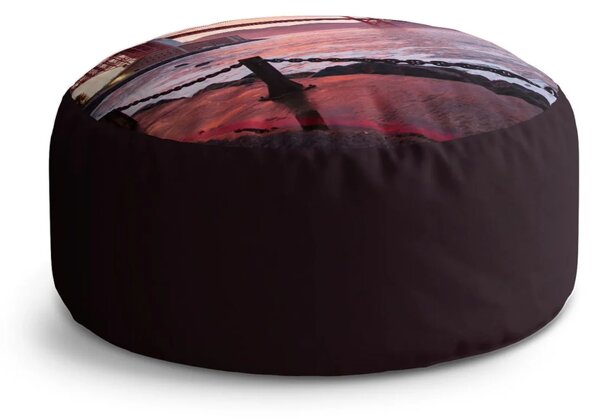 Sablio Taburet Circle Golden Gate: 38x48 cm