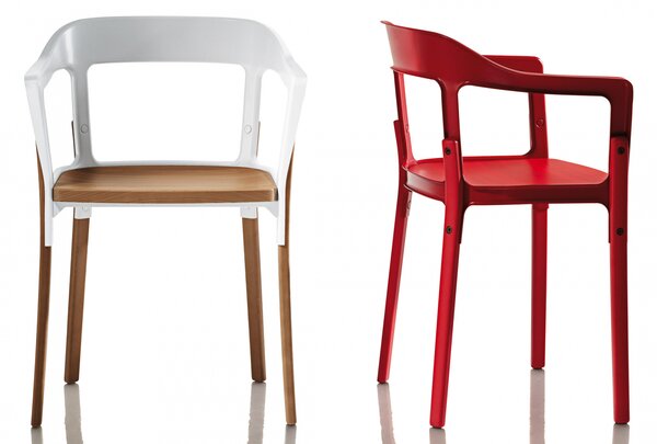 Magis designové židle Steelwood Chair