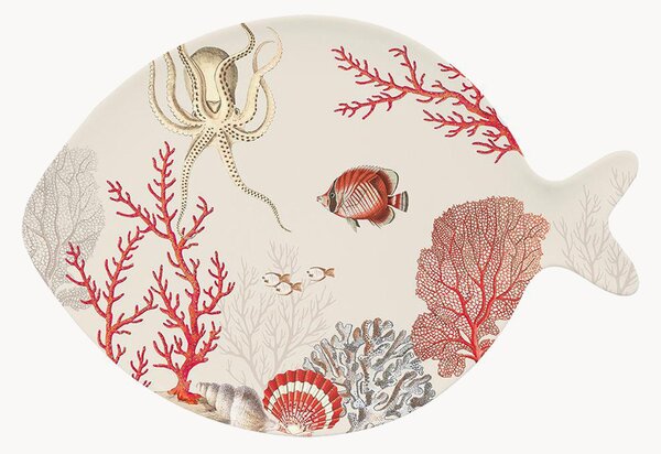 Porcelánový servírovací talíř Coral Reef