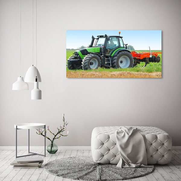 Foto obraz na plátně Traktor na poli oc-71871011