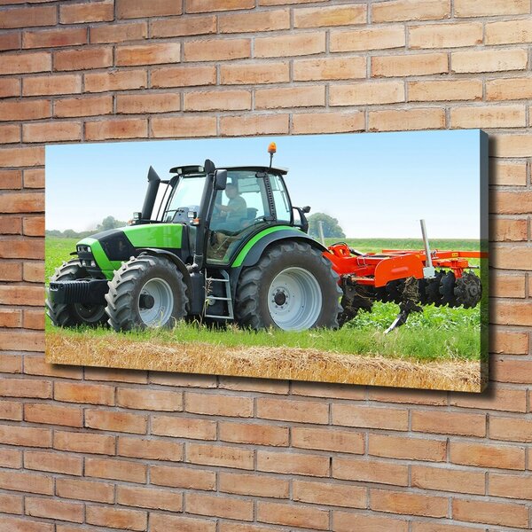 Foto obraz na plátně Traktor na poli oc-71871011